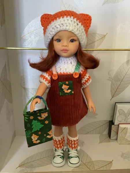 OLNOE CREATIONS - créations originales au crochet réalisées en Provence - poupée Las Amigas Paola Reina Inma renard