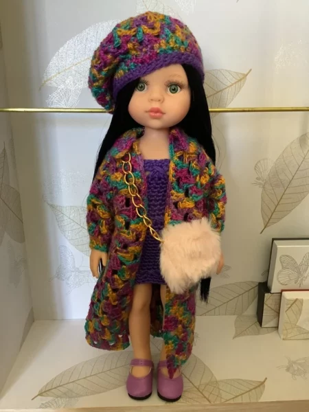 OLNOE CREATIONS - créations originales au crochet réalisées en Provence - poupée Las Amigas Paola Reina Carina