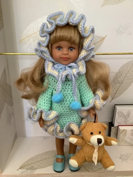 OLNOE CREATIONS - créations originales au crochet réalisées en Provence - poupée Las Amigas Paola Reina Cléo Simona