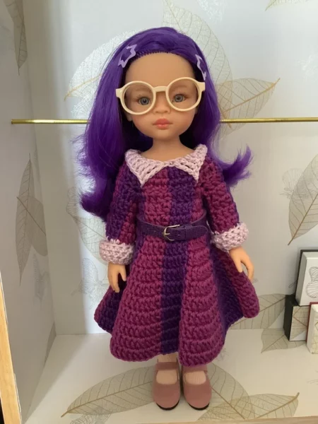 OLNOE CREATIONS - créations originales au crochet réalisées en Provence - poupée Las Amigas Paola Reina Liu Mar